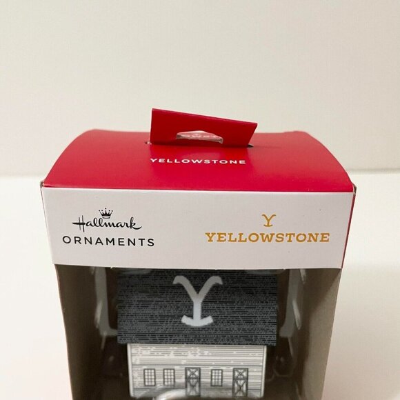 Hallmark TV Series Yellowstone Dutton Ranch Christmas Ornament Damaged Box - Picture 3 of 16